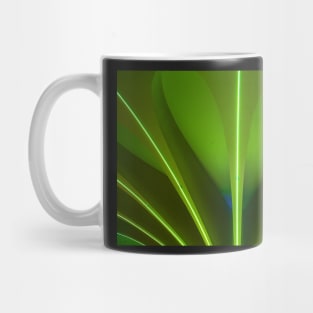 lime green modern concrete Mug